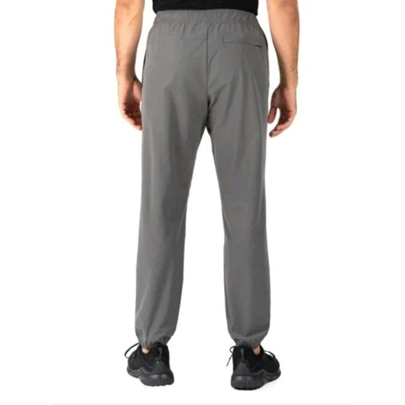 Soybu Men's Woven Jogger Pants, Gray, Size Large - Picture 3 of 5